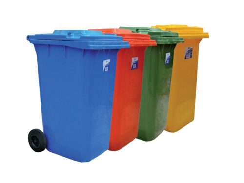 EDCO HEAVY DUTY BIN WITH WHEELS 240L